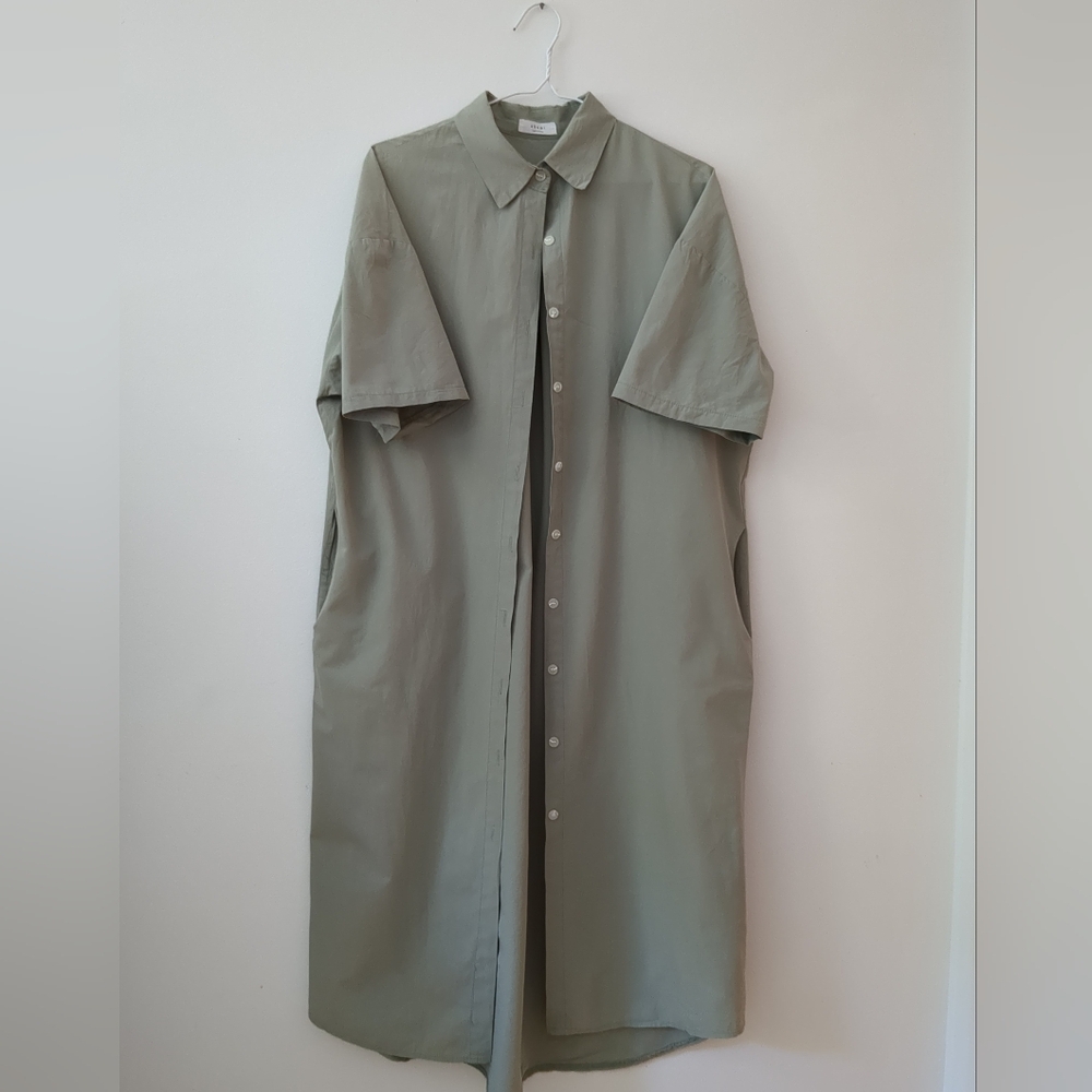 Short Sleeve Shirt Dress